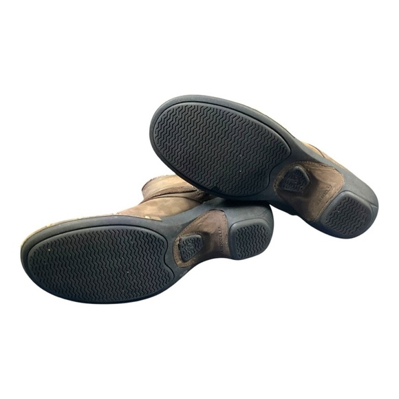 MERRELL LUXE MID BITTER CHOCOLATE LEATHER LADIES SHORT BOOTS SIZE‎ 9.5 - Picture 6 of 8